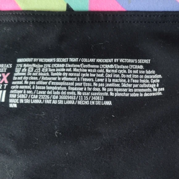 VSX Victoria's Secret Knockout Tight Printed All Over Logo Medium - Picture 9 of 10